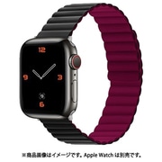 ESP0204605 [Apple Watch 38/40mm用 バンド シリコンマグネット Burgundy/Black]