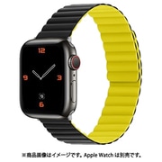 ESP0204613 [Apple Watch 42/44mm用 バンド シリコンマグネット Yellow/Black]
