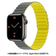 ESP0204616 [Apple Watch 42/44mm用 バンド シリコンマグネット Yellow/Gray]