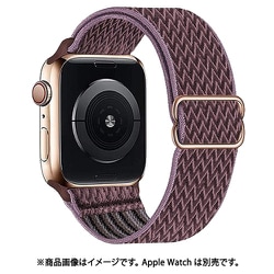 ESP0204216 [Apple Watch 42/44mm用 バンド ストレッチナイロン Burgundy]