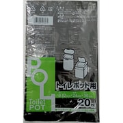 C-17 [トイレポット用ポリ袋 黒 20枚入]