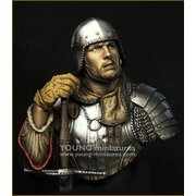 YH1866 1/10 中世ドイツ 胸像 ランツクネヒト 16世紀 [1/10スケール レジン製フィギュア]