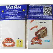 YMA3259 グラディエーターMk.I・着色計器板・ICM用 [1/32スケール ディティールアップパーツ]