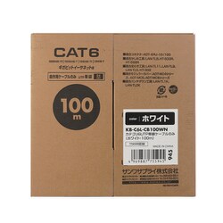 ヨドバシ.com - サンワサプライ SANWA SUPPLY KB-C6L-CB100WN [CAT6UTP 