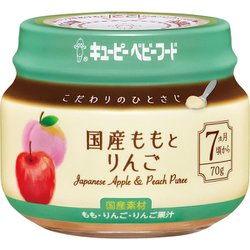 こだわりのひとさじ 国産ももとりんご 70g [ベビーフード 対象月齢：7ヶ月頃から]