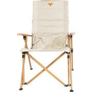 ハイバックリクライニングチェア High back reclining chair SMOFTTY004a ベージュ [アウトドア チェア]