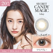 クリアグレー ワンデー 20枚入 ±0.00（度なし） [カラーコンタクトレンズ]