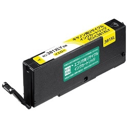 互換リサイクルインクカートリッジ キヤノン BCI-381XLY イエロー（染料） ECI-C381XLY