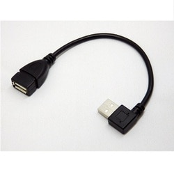 USB L型延長ケーブル 20cm 左向き SU2-AA20BL