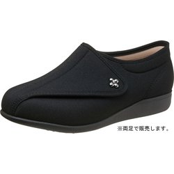 KS23143 [快歩主義 L011-5E ブラックストレッチ 22.5cm]