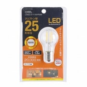 LED電球 フィラメント クリプトン球 E17 25形相当 電球色 LDA2L-E17 C6/PS35