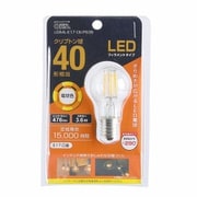 LED電球 フィラメント クリプトン球 E17 40形相当 電球色 LDA4L-E17 C6/PS35