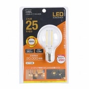 LED電球 フィラメント 小丸球 E17 25形相当 電球色 LDA2L-E17 C6/LBG5