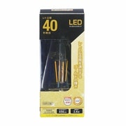LED電球 フィラメント レトロ球 E26 40形相当 キャンドル色 LDF3L C6/GST64