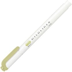 MILDLINER（マイルドライナー） ラインマーカー 太・細 両用 ナチュラルマイルドシリーズ マイルドオリーブ WKT7-MOL