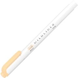 MILDLINER（マイルドライナー） ラインマーカー 太・細 両用 やさしさマイルドシリーズ マイルドハニーオレンジ WKT7-MHOR