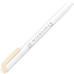 MILDLINER（マイルドライナー） ラインマーカー 太・細 両用 ナチュラルマイルドシリーズ マイルドクリーム WKT7-MCR