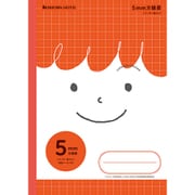 ジャポニカフレンド 学習帳 B5 無線綴じ 5mm方眼 リーダー罫入り 赤 116030508 B5.MFS-5R.JF