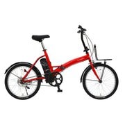 折りたたみタイプ 電動アシスト自転車 TRANS MOBILLY(トランスモバイリー)E-BASIC 20インチ レッド