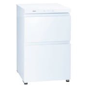 冷凍庫 引き出し式（100L）ファン式 冷凍・冷蔵切り替え可 クリスタルホワイト AQF-GD10M（W）