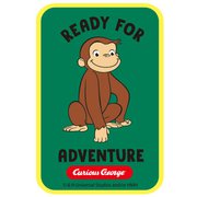 CG1035 キャラステッカー おさるのジョージ アドベンチャー [キャラクターグッズ]