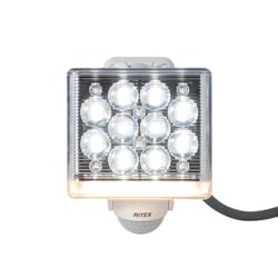 12W×1灯 フリーアーム式 LEDセンサーライト リモコン付き CAC43