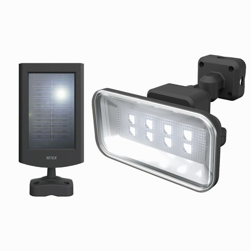 ライテックス RITEX CSC55 [5W ワイド フリーアーム式 LEDソーラーセンサーライト] - 防犯・防災用品