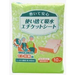 使い捨て 吸水 エチケットシート ホワイト 約縦60cm×横45cm 10枚 SK-001