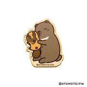 タヌキとキツネ ウッドマグネット （02） タヌキとくま [キャラクターグッズ]