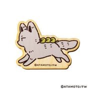タヌキとキツネ ウッドマグネット （03） オオカミ [キャラクターグッズ]