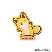 タヌキとキツネ ウッドマグネット （04） キツネ [キャラクターグッズ]