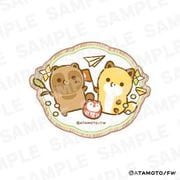 ちびっこタヌキとちびっこキツネ ウッドマグネット （06） ふたりで踊る [キャラクターグッズ]