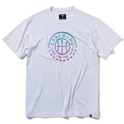 SMT22026 [Tシャツ グラデーションロゴ スムースドライ アイスグレー Lサイズ]