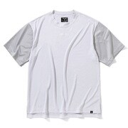 SMT22039 [Tシャツ ジップスリーブポケット スムースドライ アイスグレー Mサイズ]