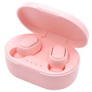 完全ワイヤレスイヤホン Bluetooth対応 カナル型 ライトピンク [RTWS04LP]