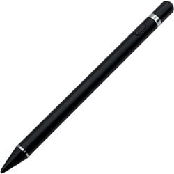 RTP06BK [タッチペン スタイラスペン USB充電式 ペアリング不要 極細ペン先 1.5mm 静電式 BK]