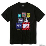 SMT22054M [Tシャツ MTV コンピューターグリッチ ブラック Mサイズ]