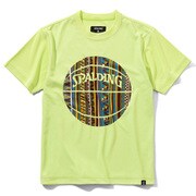 SJT22057 [ジュニア Tシャツ アフリカントライバルボール ライムグリーン 130cm]
