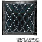 ウレタン入り泥除け 綺羅 Wステッチ 860X500 クロ/クロライン 523955