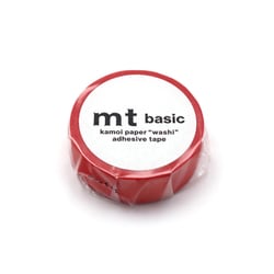 マスキングテープ mt 幅15mm×7m マットレッド MT01P510