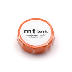 マスキングテープ mt 幅15mm×7m マットオレンジ MT01P511