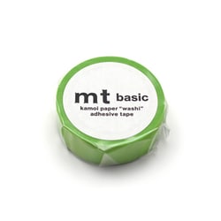 マスキングテープ mt 幅15mm×7m マットイエローグリーン MT01P513