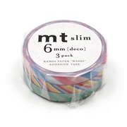 マスキングテープ mt スリム 3パック 幅6mm×7m deco ツイストコード A MTSLIM10R