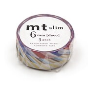 マスキングテープ mt スリム 3パック 幅6mm×7m deco ツイストコード C MTSLIM12R