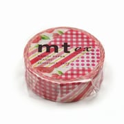 マスキングテープ mt EX 幅15mm×7m Flower red(R) MTEX1P54R