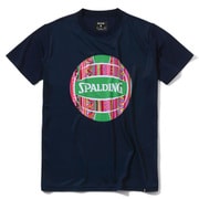 SMT22071V [バレーボール Tシャツ アフリカントライバルボール ネイビー Mサイズ]