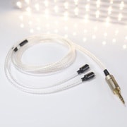 銀コート4N OFCリッツ線 MMCXリケーブル Φ3.5mmステレオミニプラグ NSC35M-S