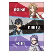 劇場版 ソードアート・オンライン -プログレッシブ- 星なき夜のアリア A4クリアファイル 集合（A） [キャラクターグッズ]