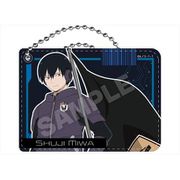 ワールドトリガー PUレザーパスケース 三輪秀次 [キャラクターグッズ]