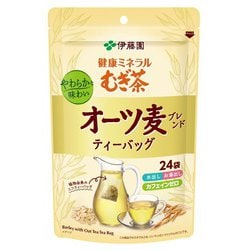 健康ミネラルむぎ茶 ティーバッグ オーツ麦ブレンド 3.8g×24袋